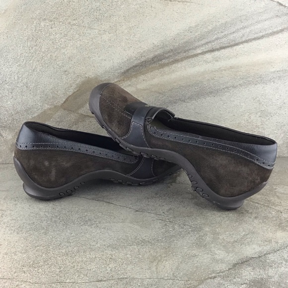 Merrell Plaza Suede Mary Janes Shoes - Picture 7 of 8